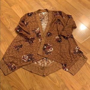 Floral Rust Cardigan